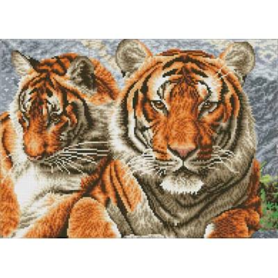 KIT BRODERIE DIAMANT SQUARES - TIGERS