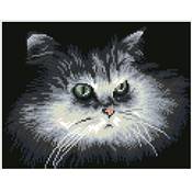 KIT BRODERIE DIAMANT SQUARES - SHADOW CAT