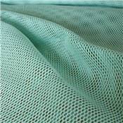 TISSU FILET OU MESH COTON BIO - VERT MENTHE - 165 CM 