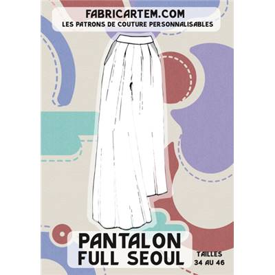 PATRON COUTURE FABRICARTEM - PANTALON FULL SEOUL
