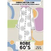 PATRON COUTURE FABRICARTEM - ROBE 60'S