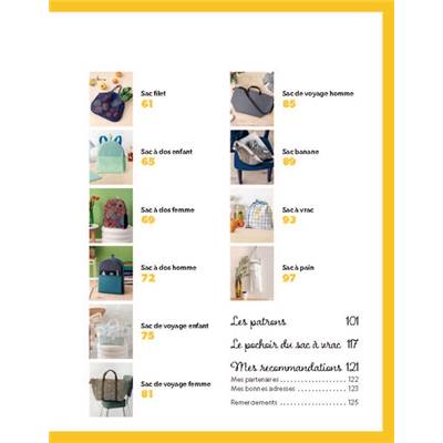 SACS DURABLES POUR TOUTE LA FAMILLE - 20 PROJETS COUTURE RESPONSABLES