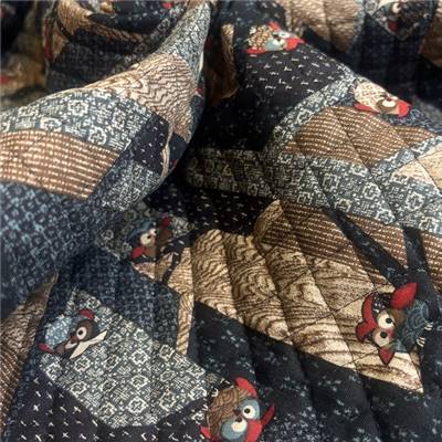 TISSU MATELASSE KURENAI 13100-1A - COTON-POLYESTER  - 110 CM 