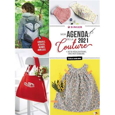 MON AGENDA 2021 DE LA COUTURE + DE 50 REALISATIONS - UNE PAR SEMAINE