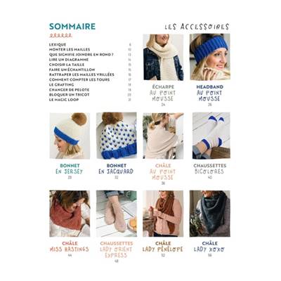 LE LIVRE POUR TRICOTER EN ROND 