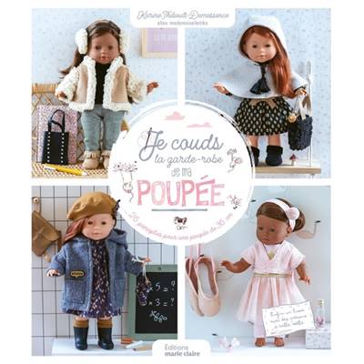 JE COUDS LA GARDE ROBE DE MA POUPEE -26 PANOPLIES POUR POUPEE DE 36CM
