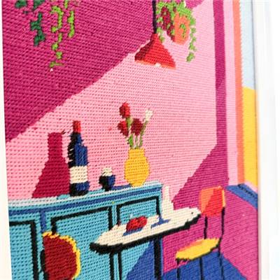 KIT CANEVAS COMPLET - DESSIN 30 X 40 CM - TETE-A-TETE