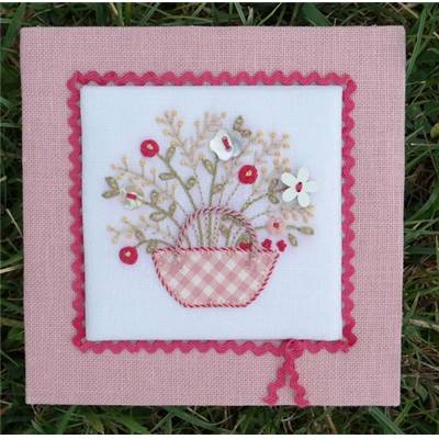 KIT UN PETIT PANIER DE FLEURS CADRE - COLLECTION MARIE SUAREZ 