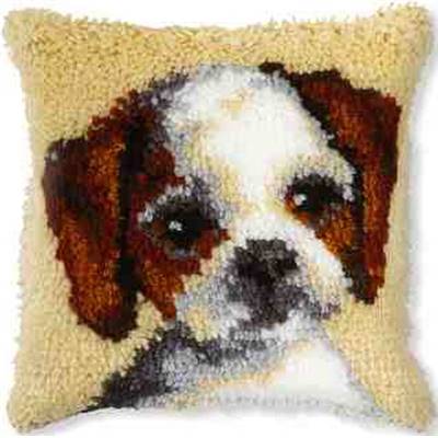 KIT COUSSIN POINT NOUE 25.5 X 25.5 CM - PETIT CHIEN