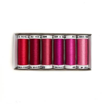 PACK 6 NUANCES SOIE 1003 - FUSCHIA