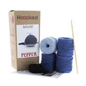 KIT AMIGURUMI HOOOKED - PEPPER LA BALEINE - ULTRAMARINE