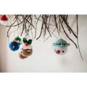 KIT AMIGURUMI HOOOKED - BOULES DE NOEL