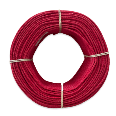 CORDEAU CHANVRE POLI 100 METRES X 3 MM - COL. ROUGE