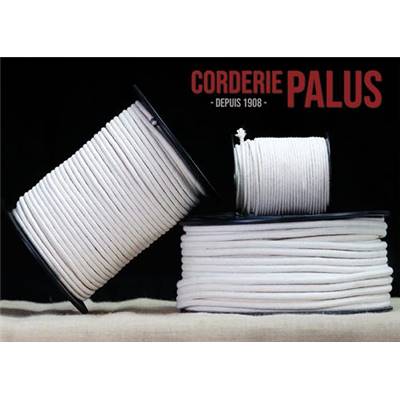 CORDE TRESSEE COTON BOBINE 100 METRES X 10 MM - ECRU