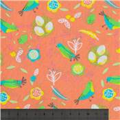 QUILT WEAVES - STEP INTO SPRING - OISEAUX - 100% COTON - 110 CM