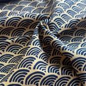 TISSU JAPONAIS SEVENBERRY 88220 1.2 - 100% COTON - 110 CM