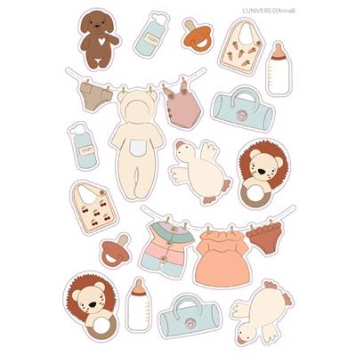 MA COLLECTION STICKERS - L'UNIVERS D'ANNA B. - + DE 400 STICKERS 
