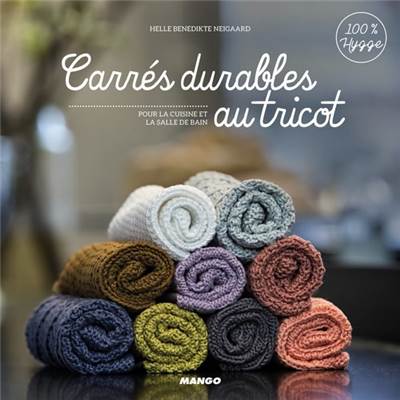 CARRES DURABLES AU TRICOT POUR LA CUISINE ET LA SALLE DE BAIN 