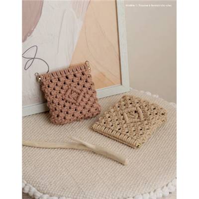 SACS & ACCESSOIRES EN MACRAME - 20 PROJETS TENDANCE EN PAS-A-PAS
