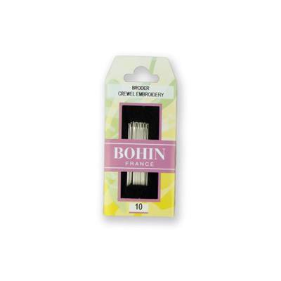 AIGUILLES A BRODER A41F N°10 - POCHETTE DE 15 AIG