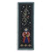 MARQUE PAGES FLOCONS RUSSES - Carton perforé + feutrine