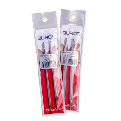 AIGUILLES INTERCHANGEABLES CHIAOGOO QUADS CARREES N°3.5 - 13 CM