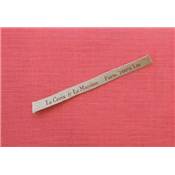 COUPON 50 X 70CM LIN 12 FILS FRAISE
