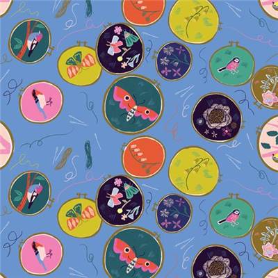 TISSU DASHWOOD STUDIO - STITCH & SEW 2389 - COTON - 110 CM