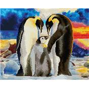 KIT BRODERIE DIAMANT - FAMILLE PINGOUINS