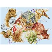 KIT BRODERIE DIAMANT - LES DINOSAURES