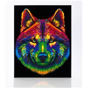 KIT BRODERIE DIAMANT NEON NOIR - WOLF