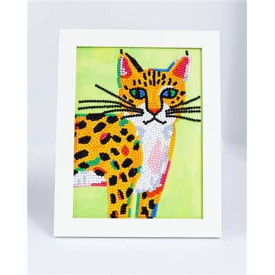 KIT BRODERIE DIAMANT DOTZ - TIGER AVEC CADRE