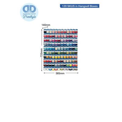 PRESENTOIR STRASS DIAMOND DOTZ -120 REFERENCES X 3 BOITES