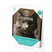 KIT BRODERIE DIAMANT SQUARES - SMOKEY - PRE-ENCADRE