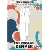 PATRON COUTURE FABRICARTEM - PANTALON FULL DENVER