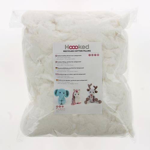 REMBOURRAGE EN COTON RECYCLÉ - HOOOKED - 250 GR