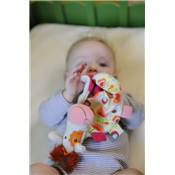 DOUDOU ANEMONE LA VACHE + BAVOIR AIDA 7PTS 