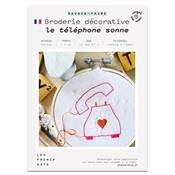 FRENCH KITS - BRODERIE DÉCORATIVE - LE TELEPHONE SONNE