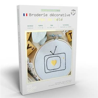 FRENCH KITS - BRODERIE DÉCORATIVE - FAN DE TV