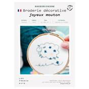 FRENCH'KITS - BRODERIE DÉCORATIVE - JOYEUX MOUTON