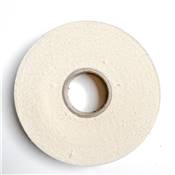 LAINEUSE THERMOCOLLANTE 40MM - BLANCHE - ROULEAU 100 M - TEXTICAP