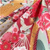TISSU JAPONAIS NAKA FABRICS - 1750-10B - 100% COTON - 110 CM