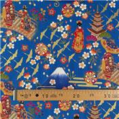 TISSU JAPONAIS NAKA FABRICS - 1750-53C - 100% COTON - 110 CM