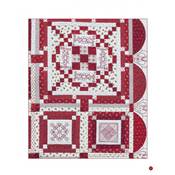 QUILTS & REDWORK - 60 BLOCS DE BRODERIE ROUGE