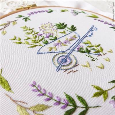 GARDENING - KIT BRODERIE 21X21CM - TAMBOUR NON INCLUS