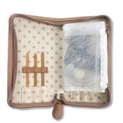 SET AIG A TRICOTER INTERCH. EN BAMBOU CARRYC FINE GAUGE - TULIP
