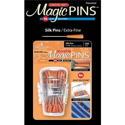 EPINGLES A SOIE "EXTRA FINE" MAGIC PINS - BOITE DE 100 