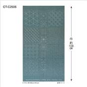 COUPON PANNEAU 61X108 CM TSUMUGI C2506 GRIS VERT IMPRIME 