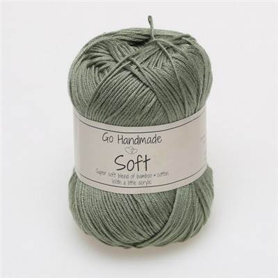 FIL A TRICOTER GOHANDMADE SOFT - VERT TENDRE - PELOTE 50 G