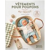 VETEMENTS POUR POUPONS AU TRICOT - 12 PANOPLIES